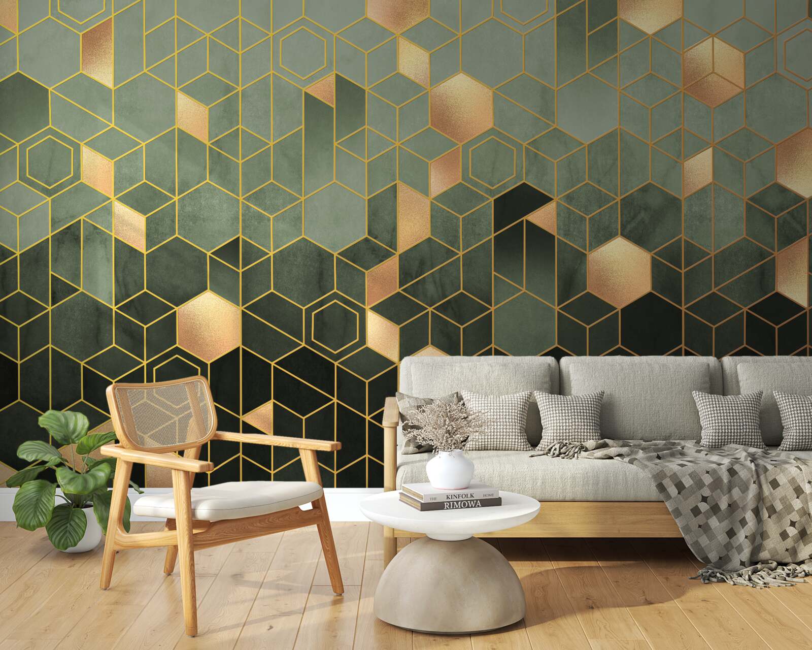 Fototapeta les je zahalený nočnou hmlou a vytvára abstraktné obrazy