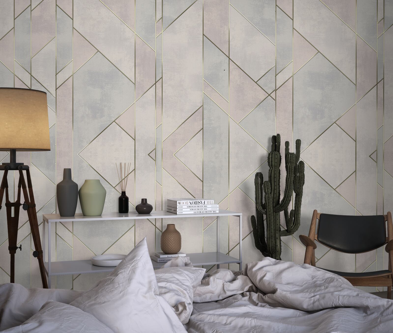 Fototapeta rovné čiary na mramorovom povrchu