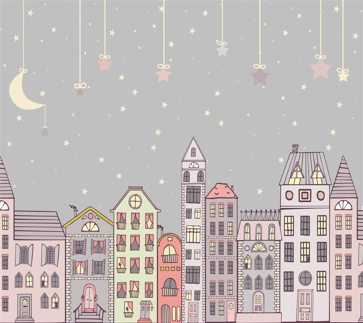 Fototapeta mesto je zahalené v spánku