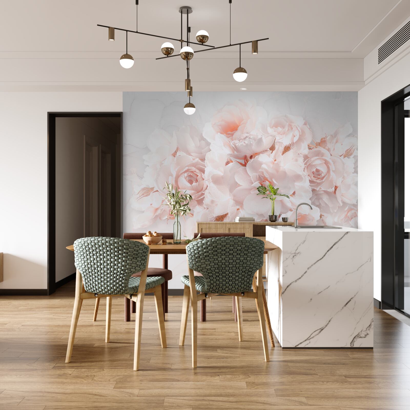 Fototapeta zloženie vynikajúcich pivoniek