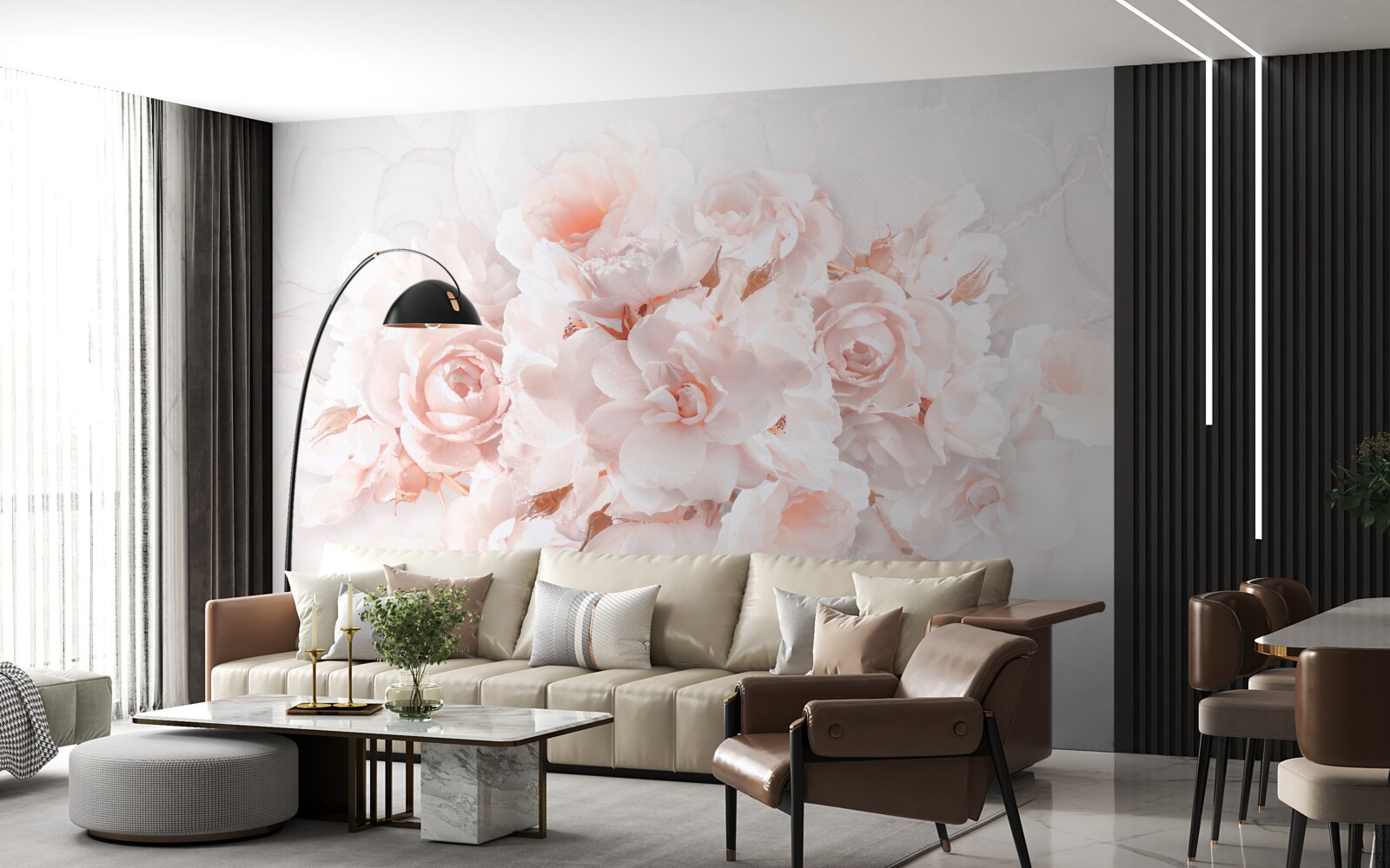 Fototapeta zloženie vynikajúcich pivoniek