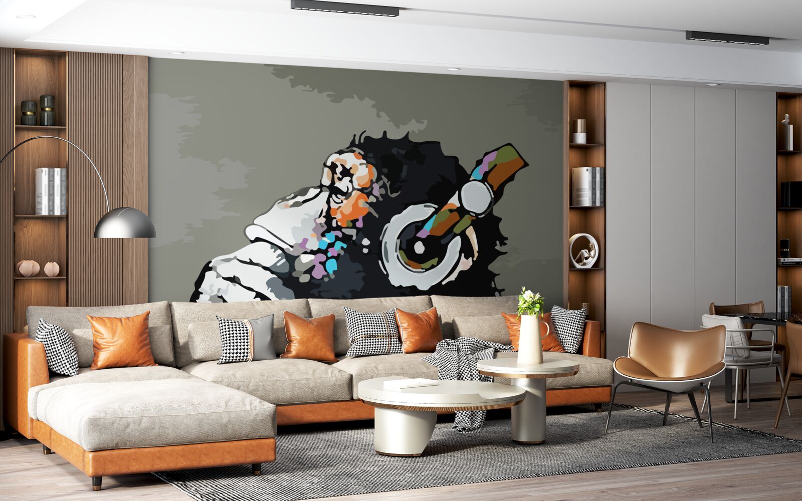 Photo wallpaper Pop art