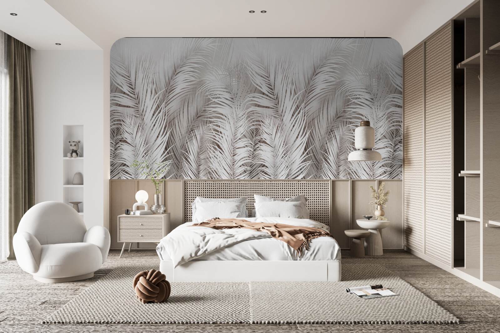 Fototapeta svieža svetlá papraď