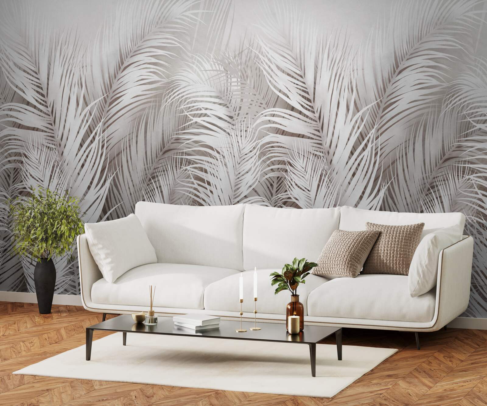 Fototapeta svieža svetlá papraď