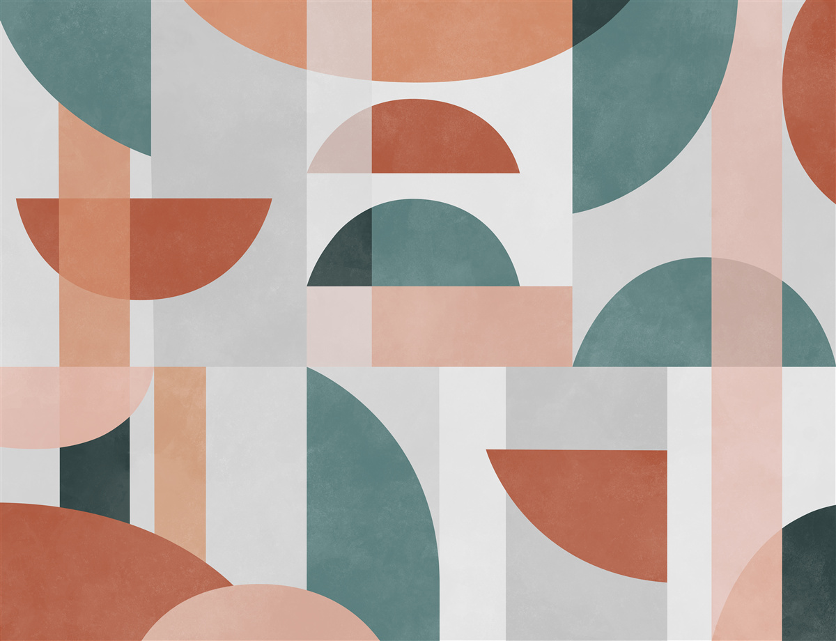 Fototapeta geometrické tvary v abstrakcii