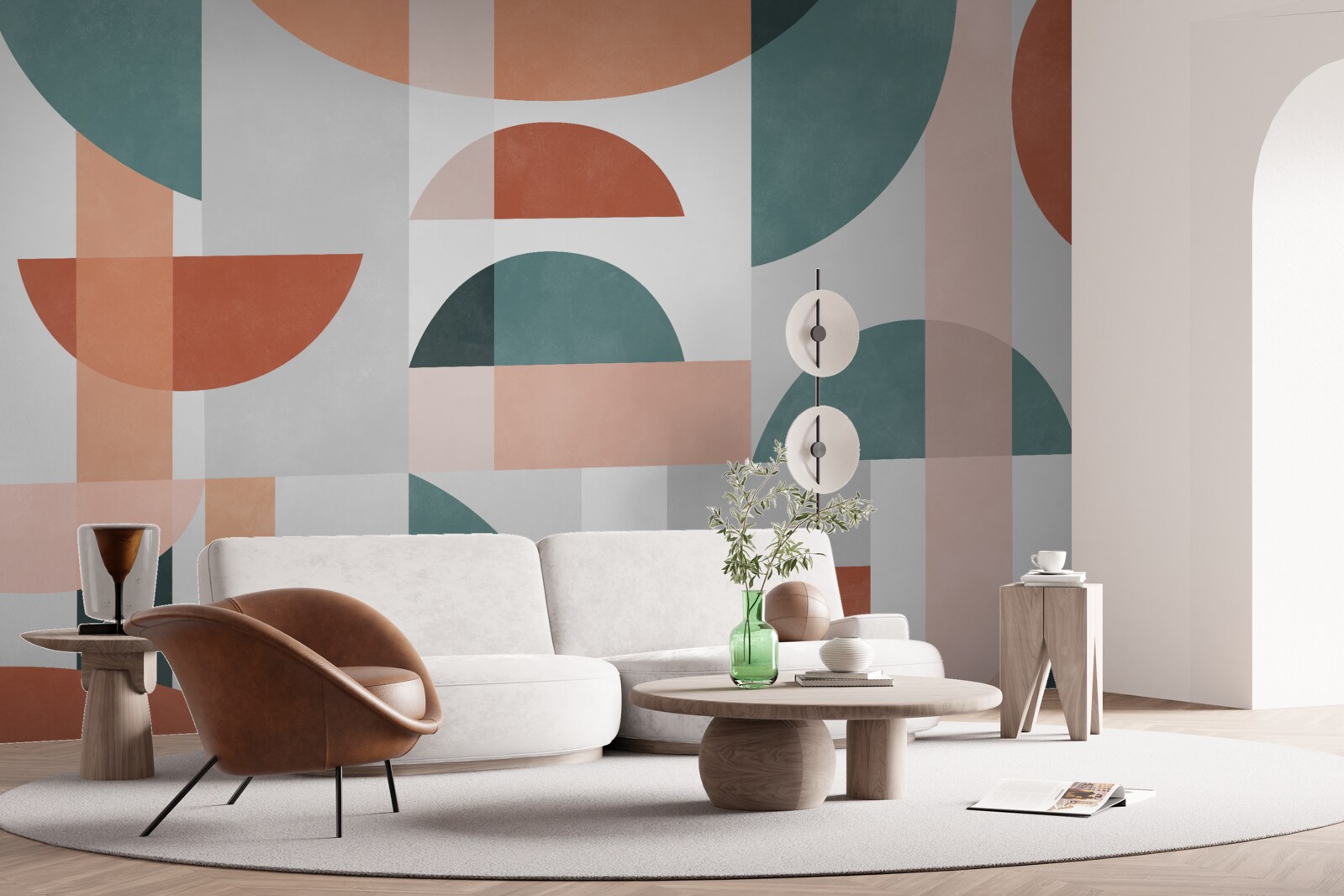 Fototapeta geometrické tvary v abstrakcii