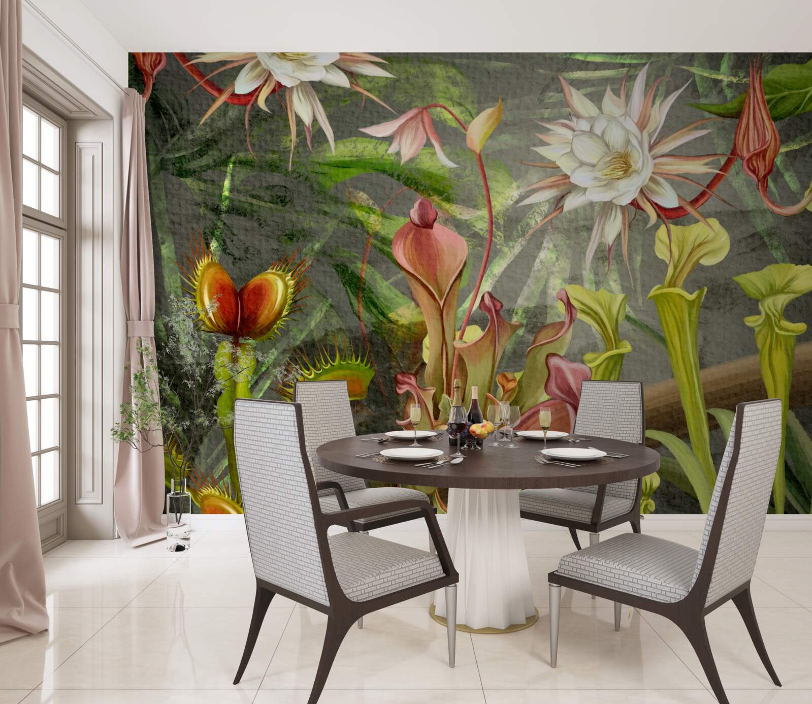 Fototapeta mäsožravé rastliny tropických oblastí