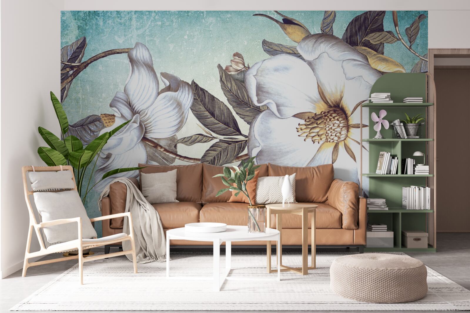 Fototapeta kvitnú snehobiele kvety