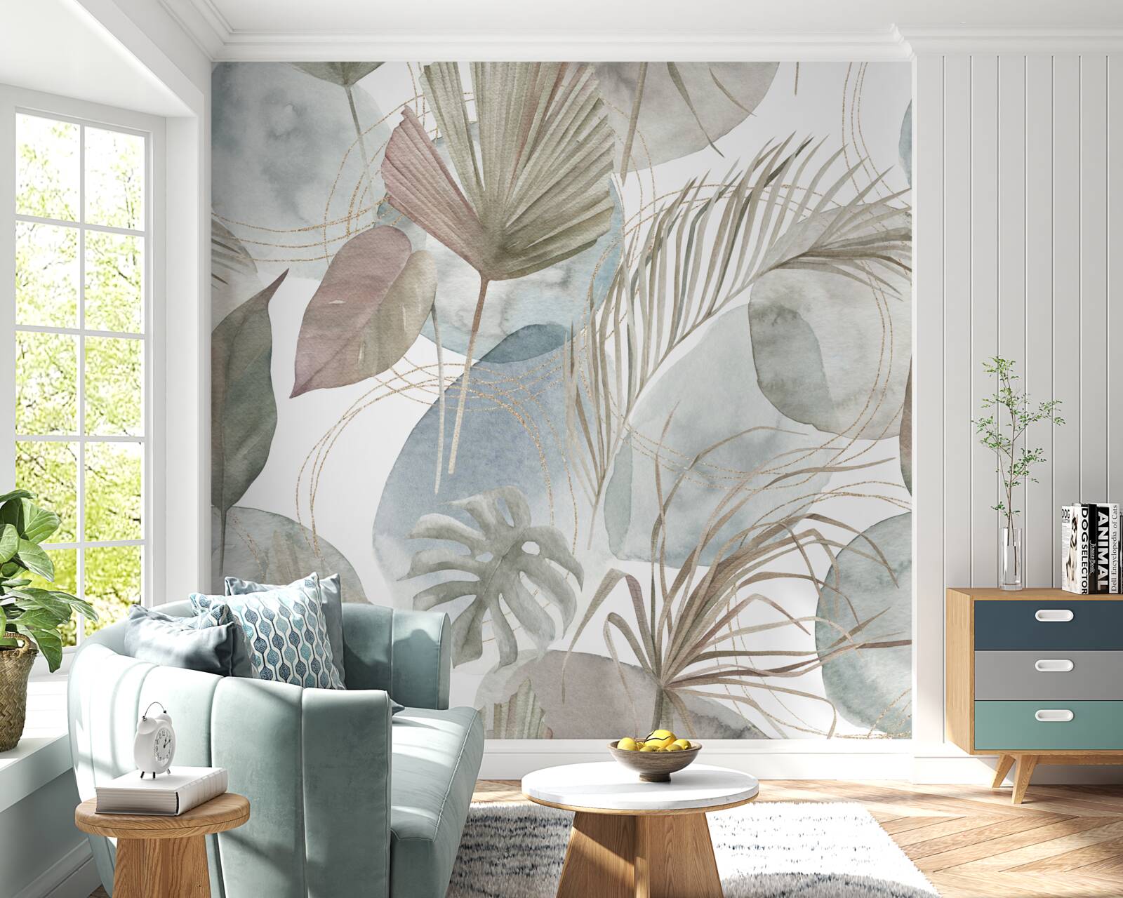 Fototapeta rozmanitosť listov v tropických oblastiach