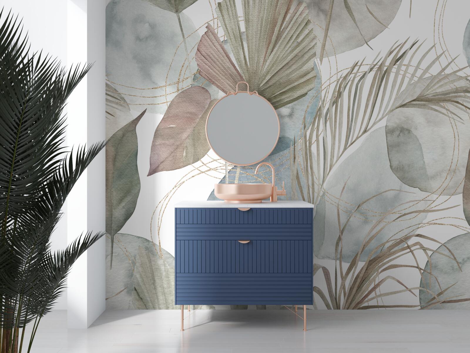 Fototapeta rozmanitosť listov v tropických oblastiach