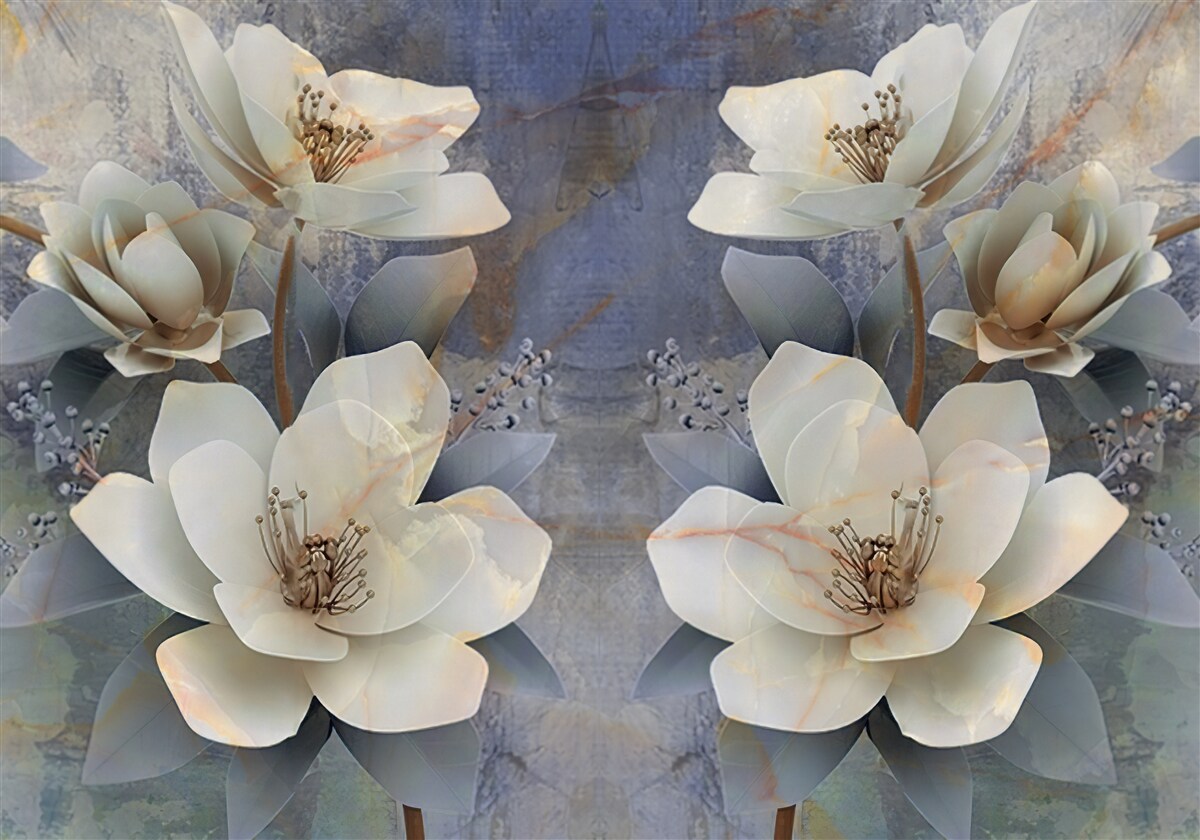 Fototapeta objemové kvitnúce kvety