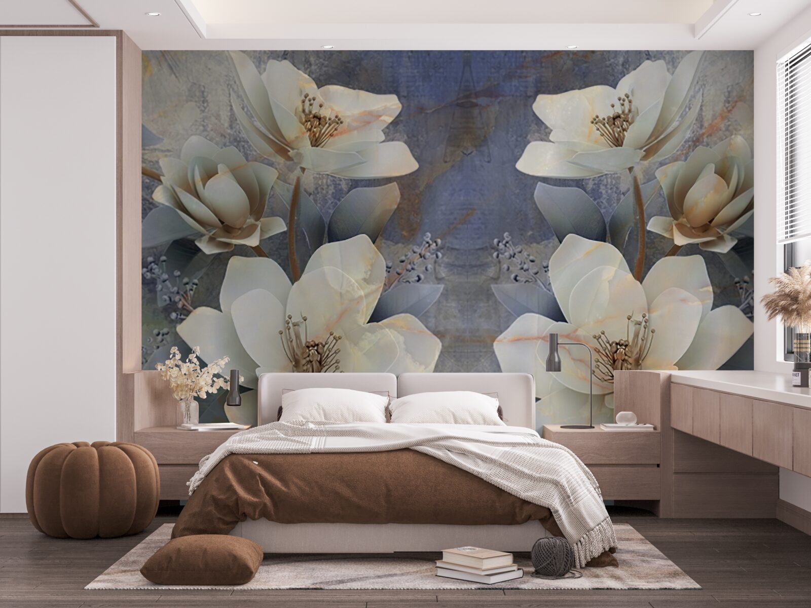 Fototapeta objemové kvitnúce kvety