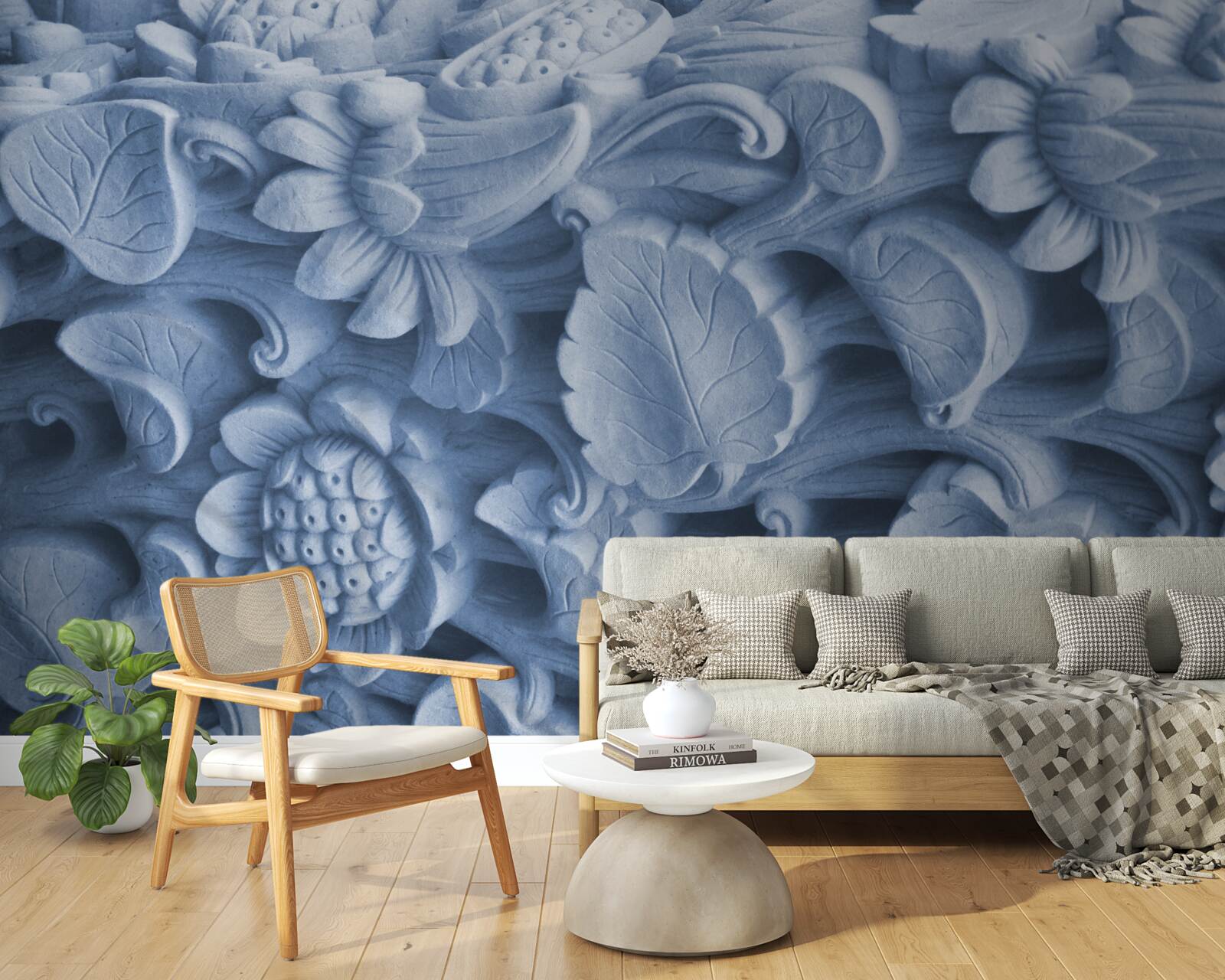 Fototapeta textúra listov na omietke