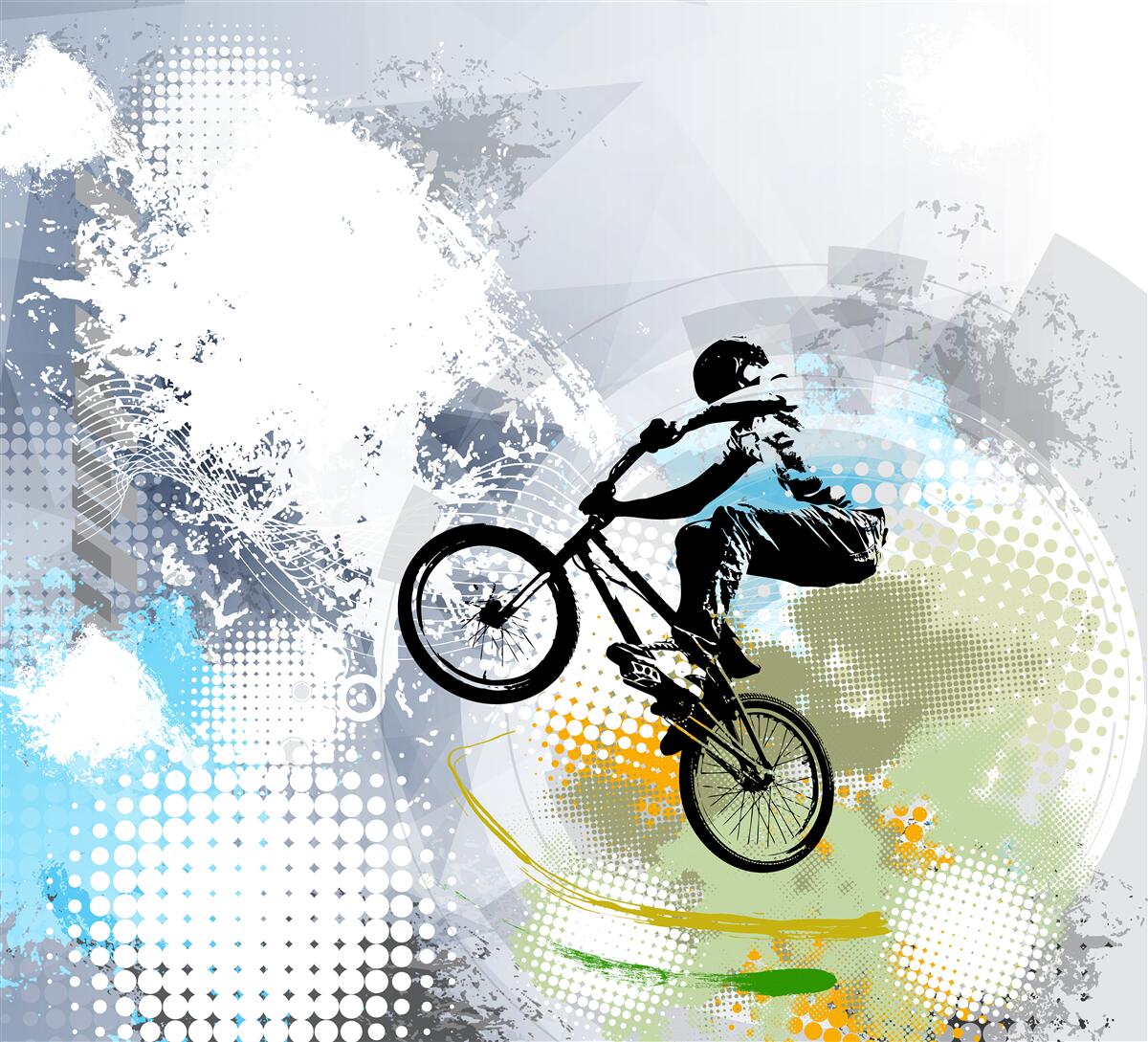 Fototapeta graffiti motorkárov