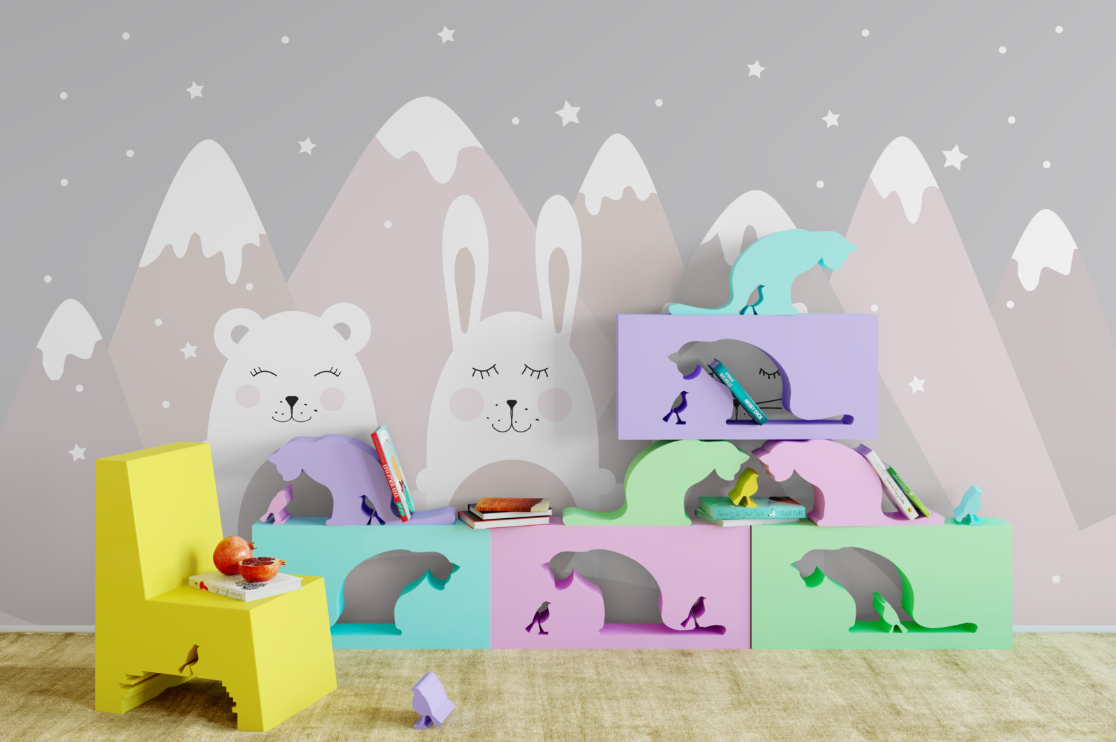 Fototapeta horské zvieratá