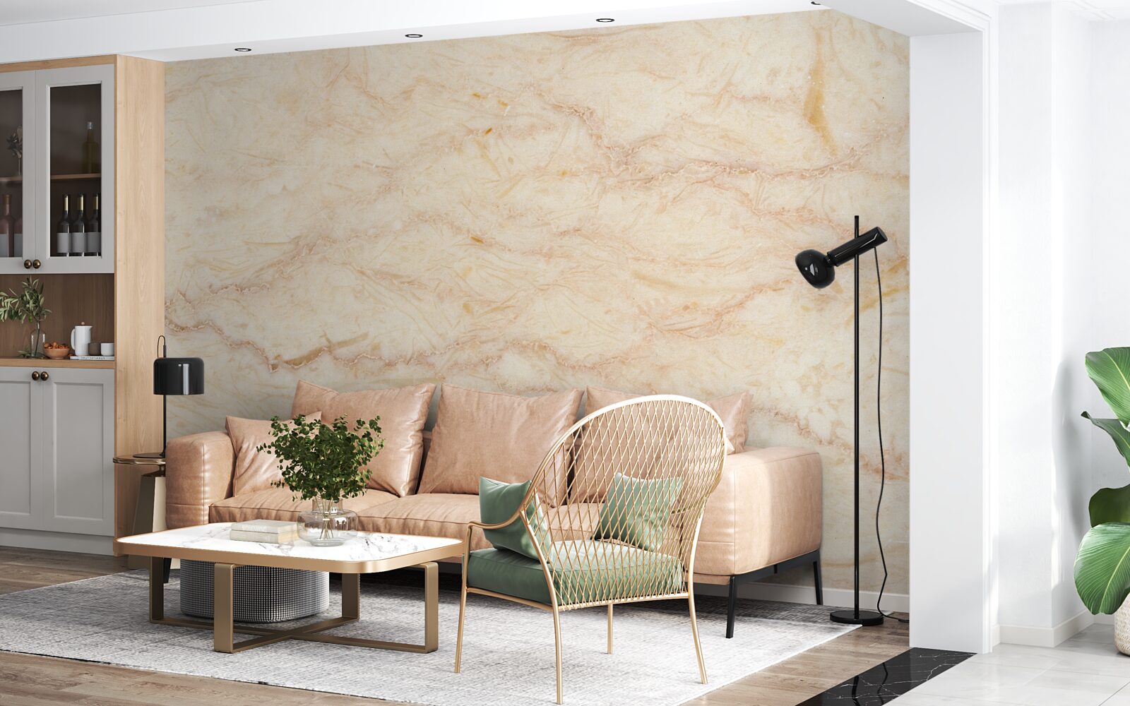 Fototapeta vietor nesúci piesok na pole