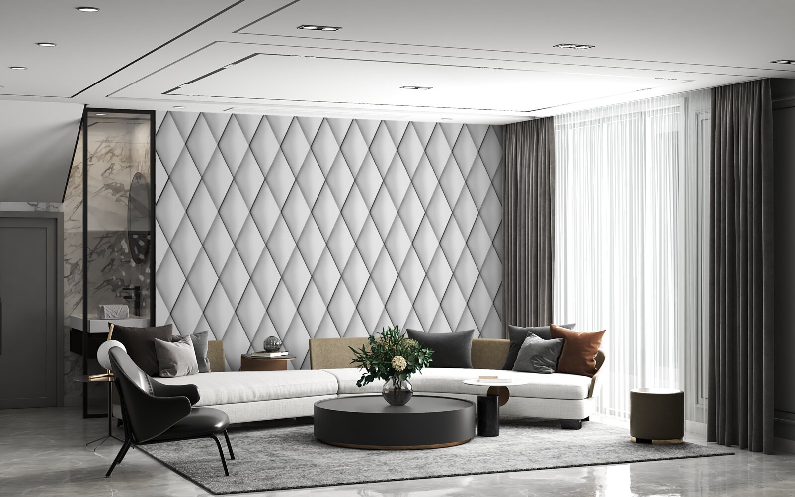 Fototapeta hladké diamanty