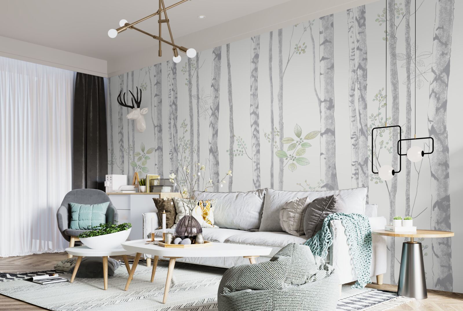 Fototapeta tenké brezy