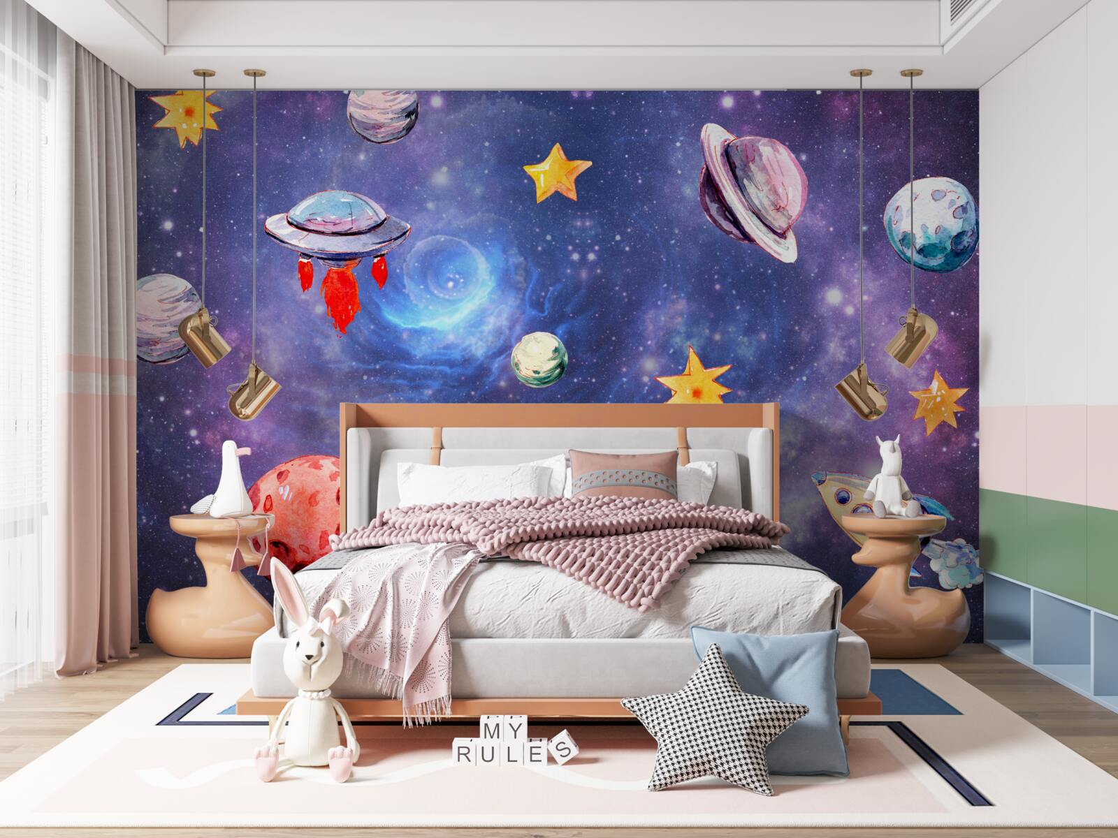 Fototapeta obyvatelia vesmíru a nebeských telies