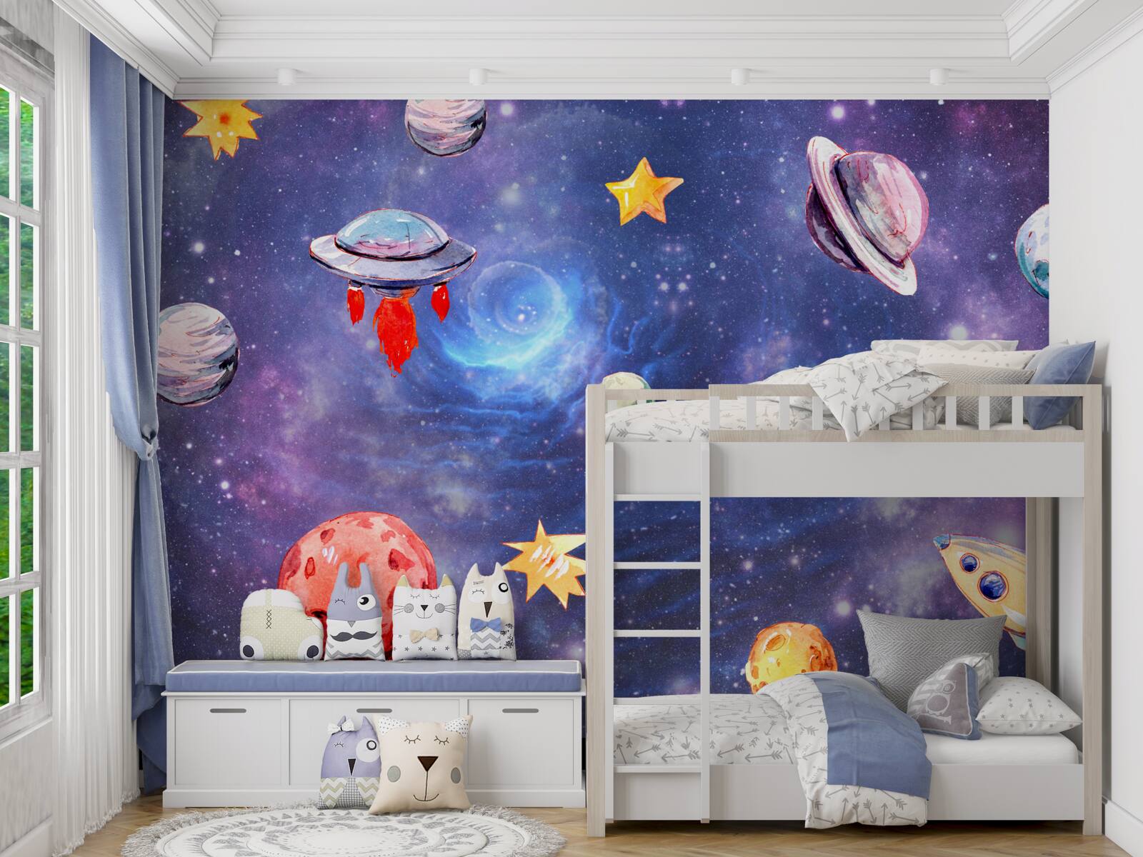 Fototapeta obyvatelia vesmíru a nebeských telies