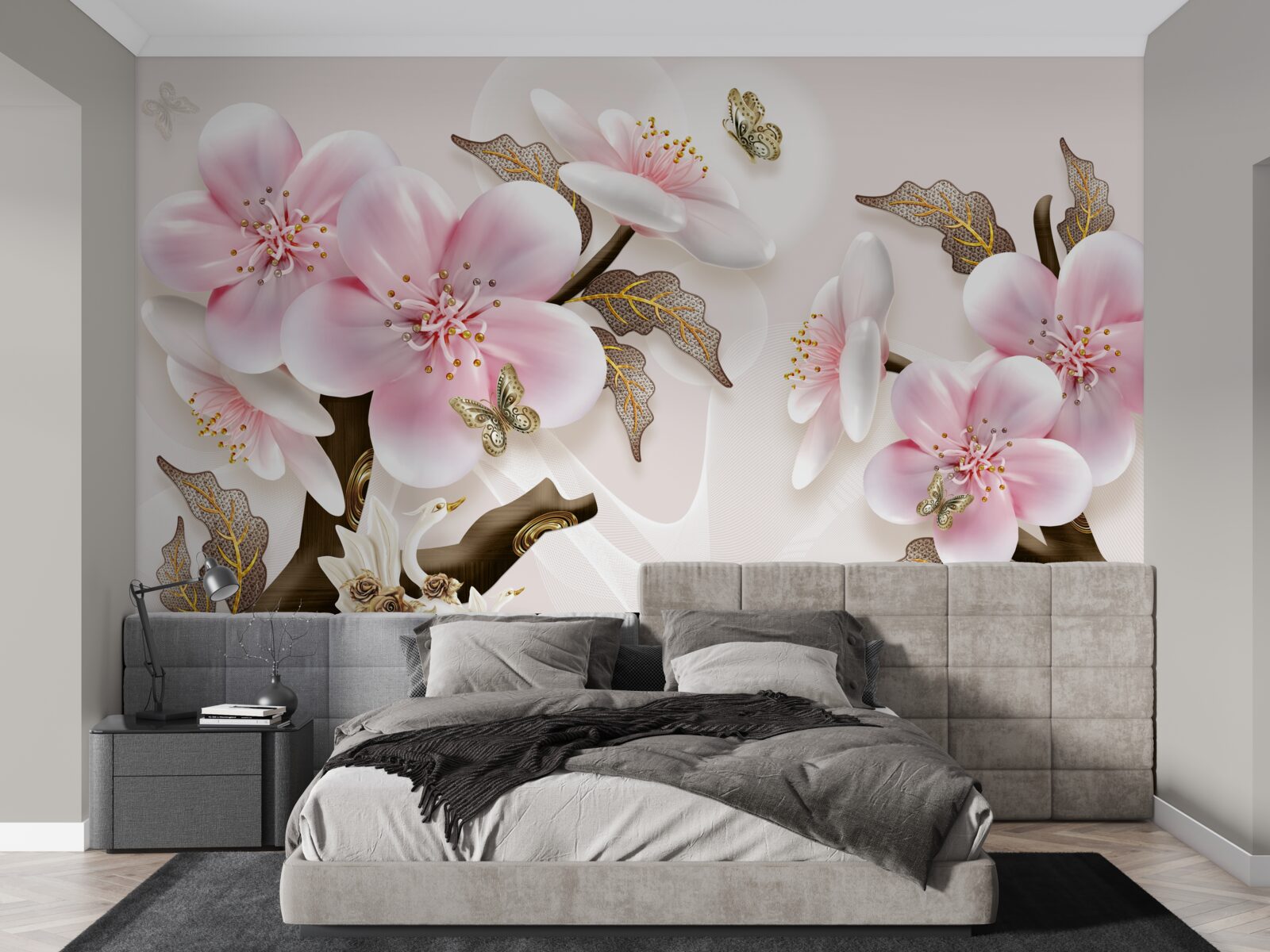 Fototapeta jemne kvitnúce púčiky