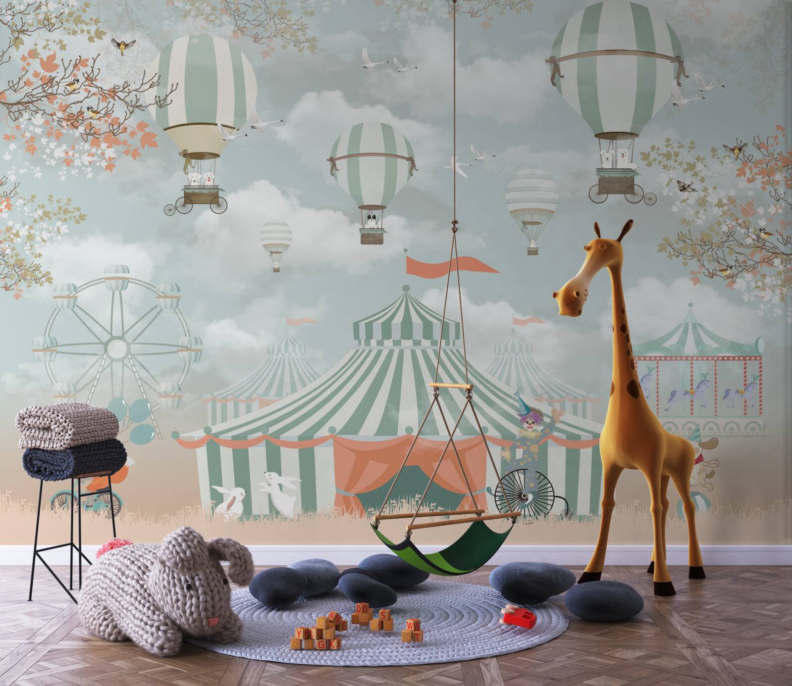 Fototapeta predstavitelia cirkusového umenia