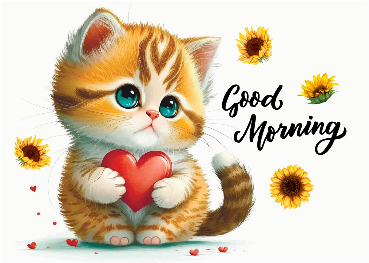 Fototapeta mačka s prianím