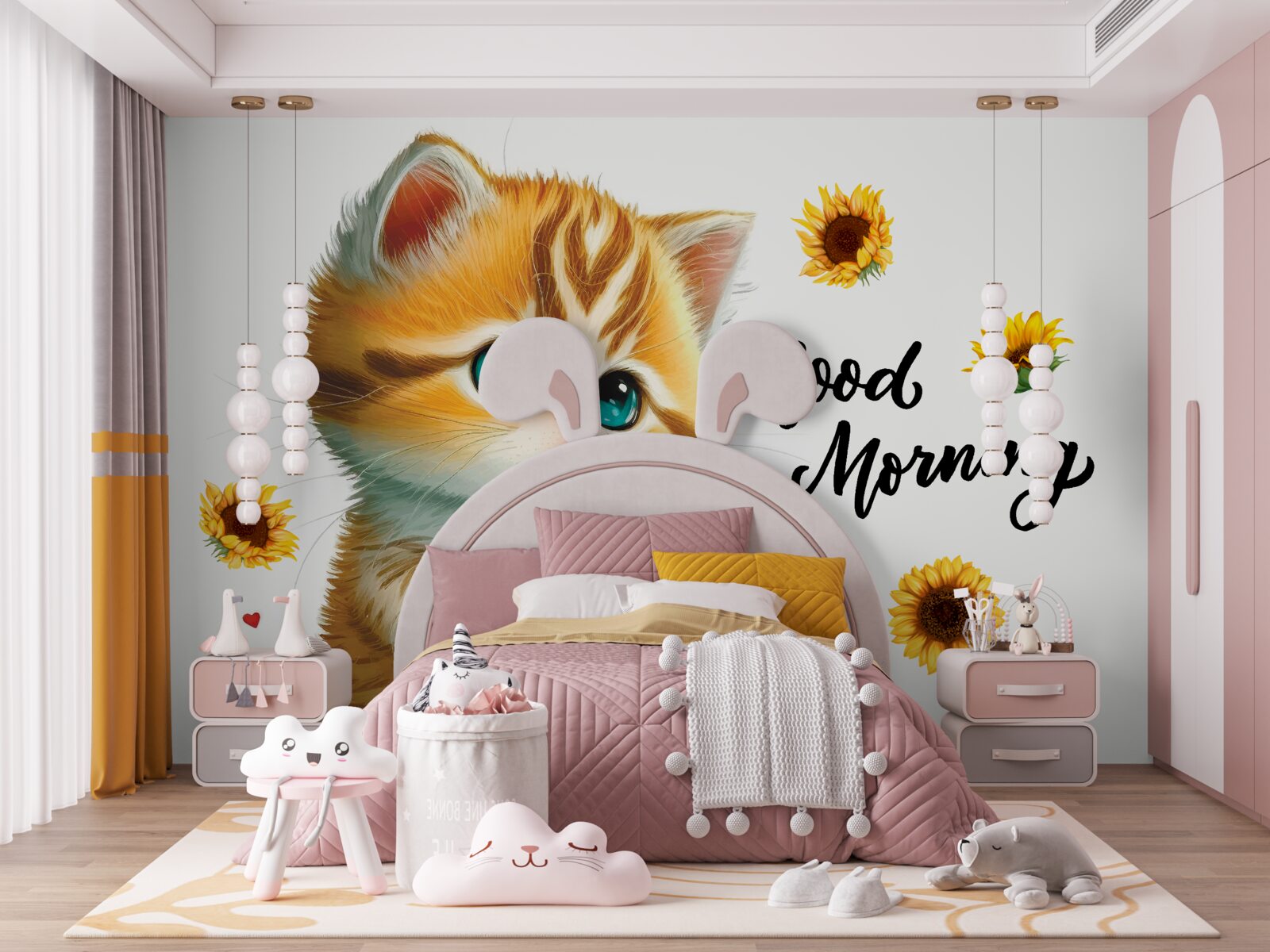 Fototapeta mačka s prianím