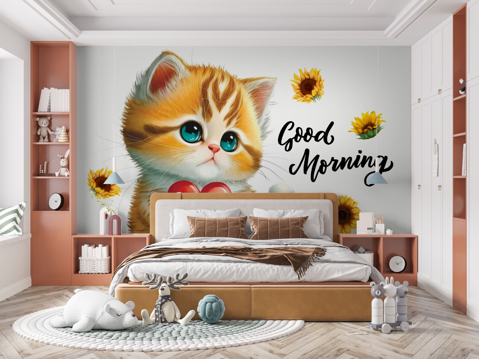 Fototapeta mačka s prianím