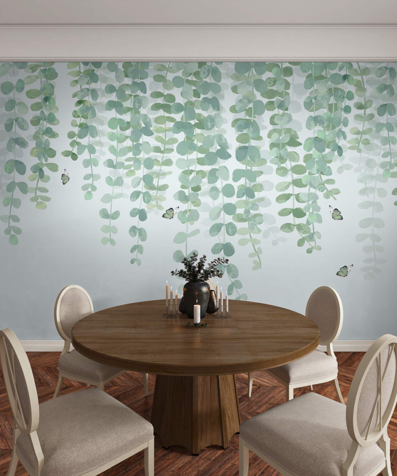 Fototapeta listy eukalyptu sú zelené