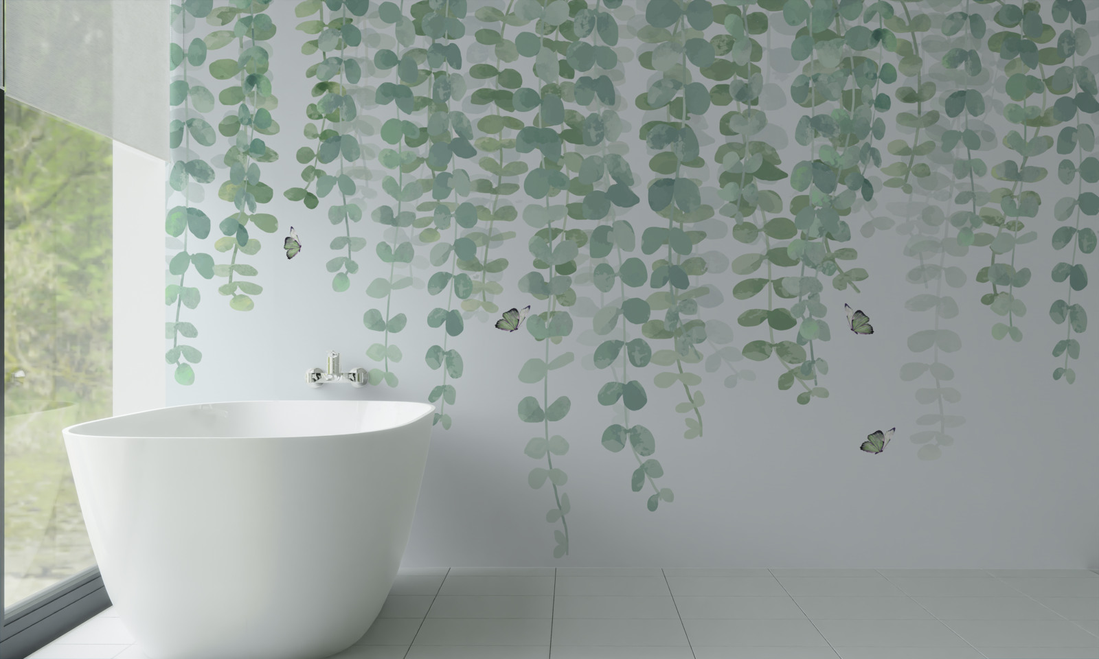 Fototapeta listy eukalyptu sú zelené