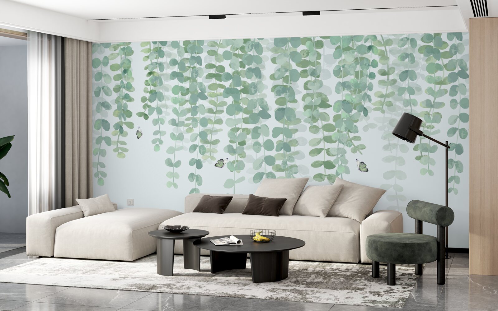 Fototapeta listy eukalyptu sú zelené