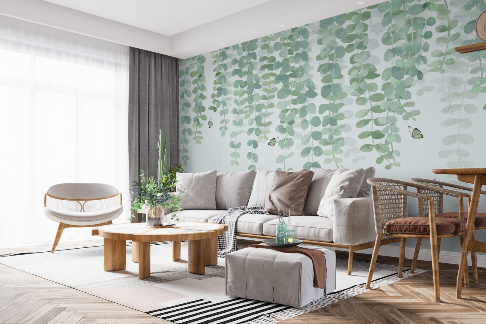 Fototapeta listy eukalyptu sú zelené