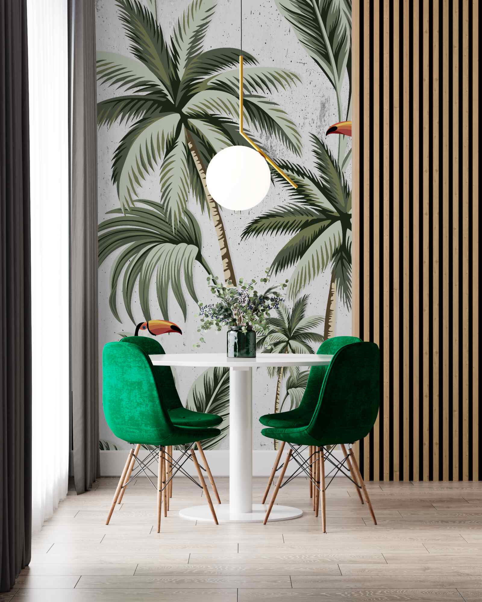 Fototapeta vtáky na stromoch