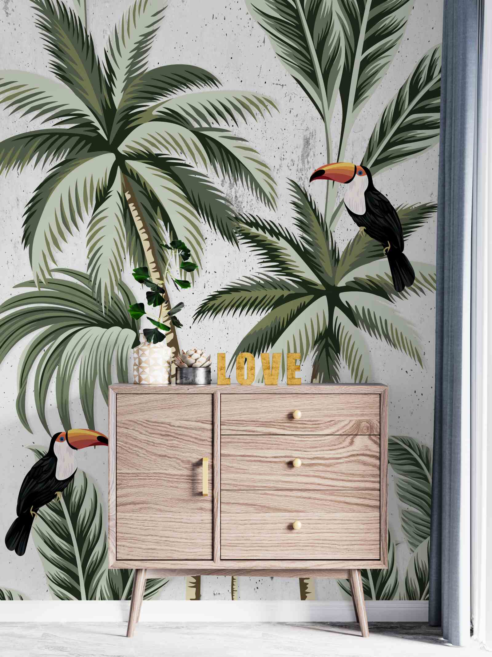 Fototapeta vtáky na stromoch