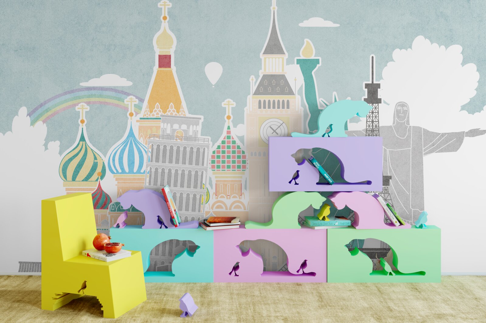 Fototapeta miestami známymi po celom svete