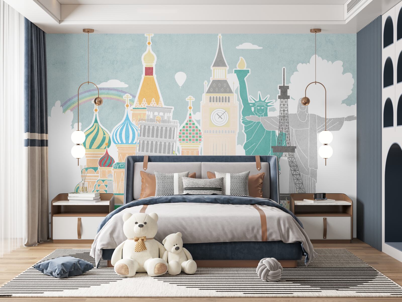 Fototapeta miestami známymi po celom svete