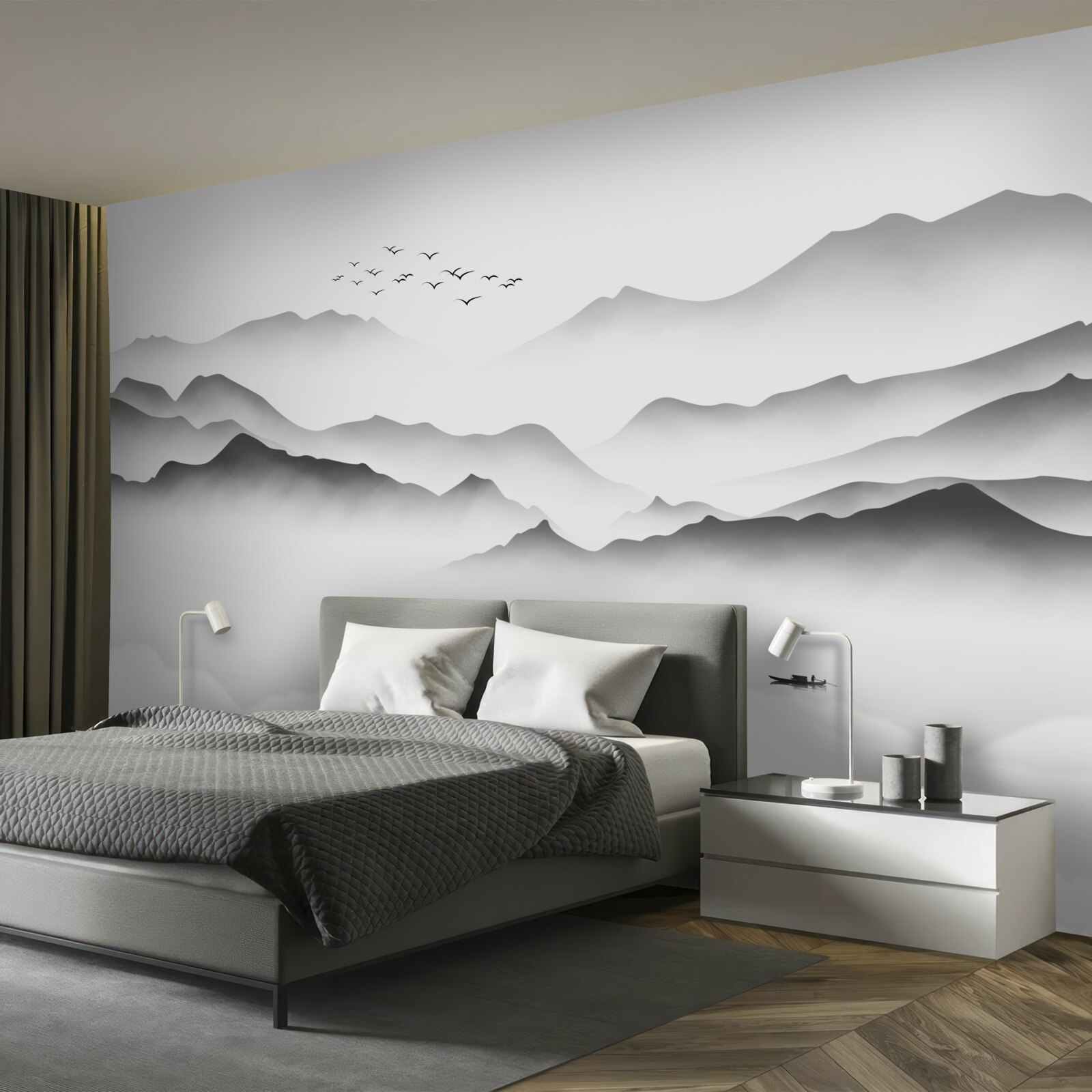 Fototapeta ráno na rieke, zahalené v hmle