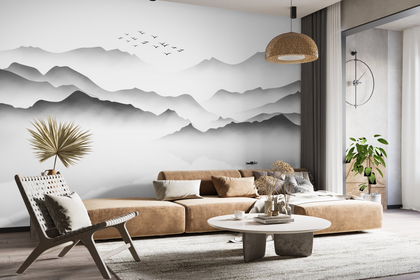 Fototapeta ráno na rieke, zahalené v hmle