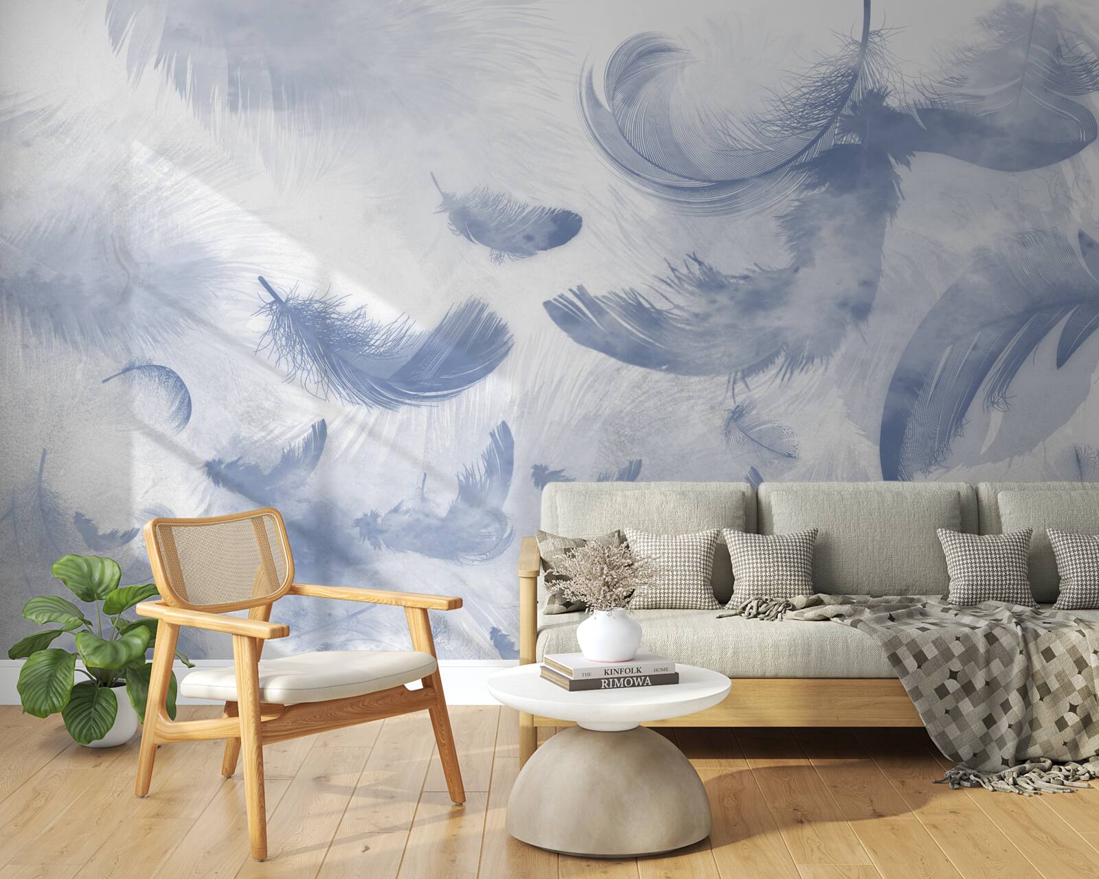 Fototapeta lietajúce nebeské perie