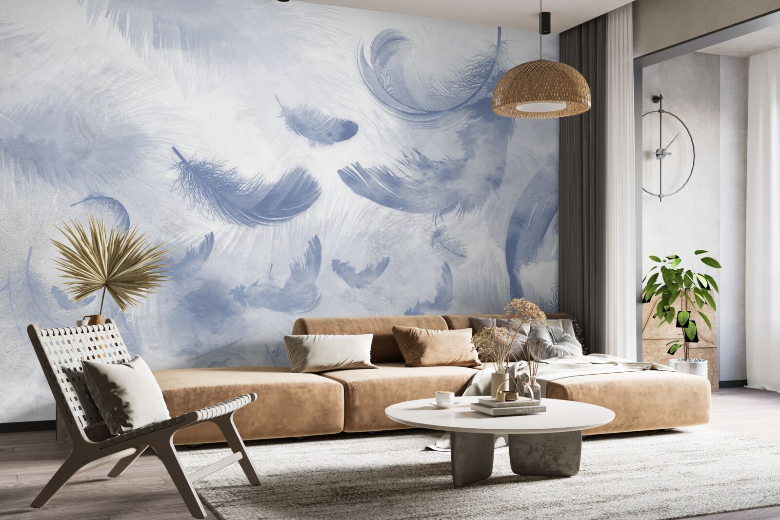 Fototapeta lietajúce nebeské perie