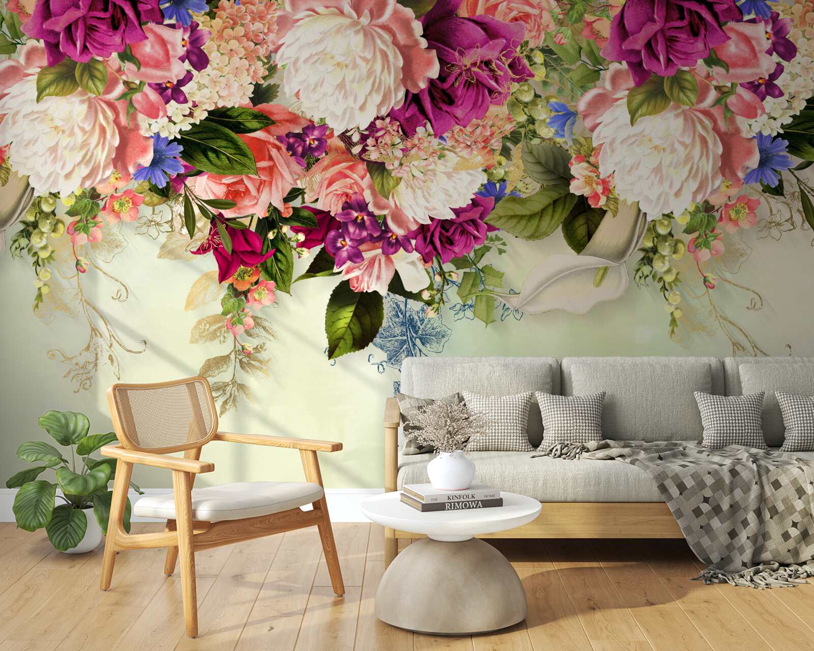 Fototapeta elegantné kvetinové aranžmány