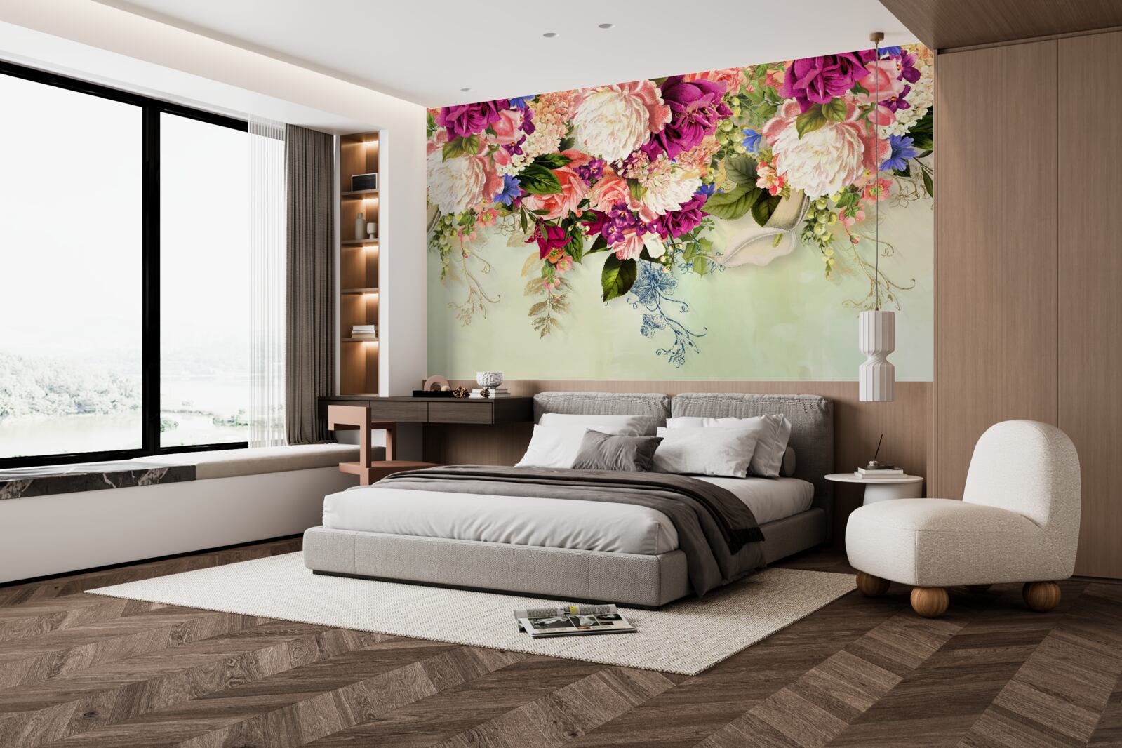 Fototapeta elegantné kvetinové aranžmány