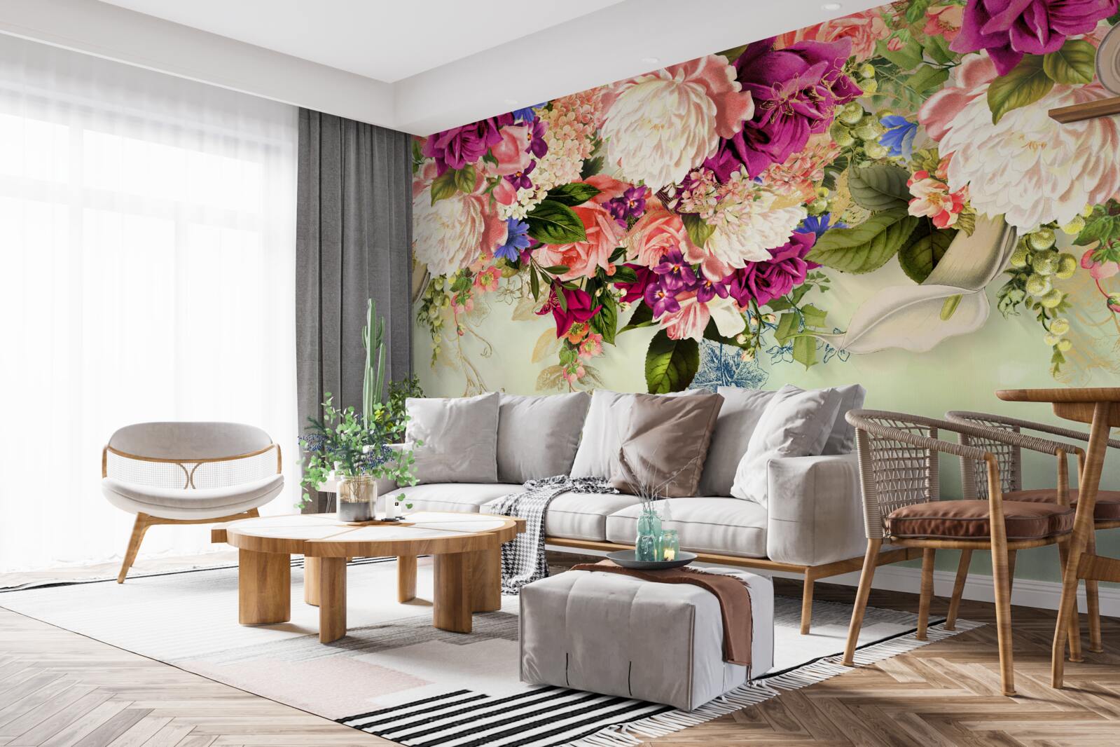 Fototapeta elegantné kvetinové aranžmány