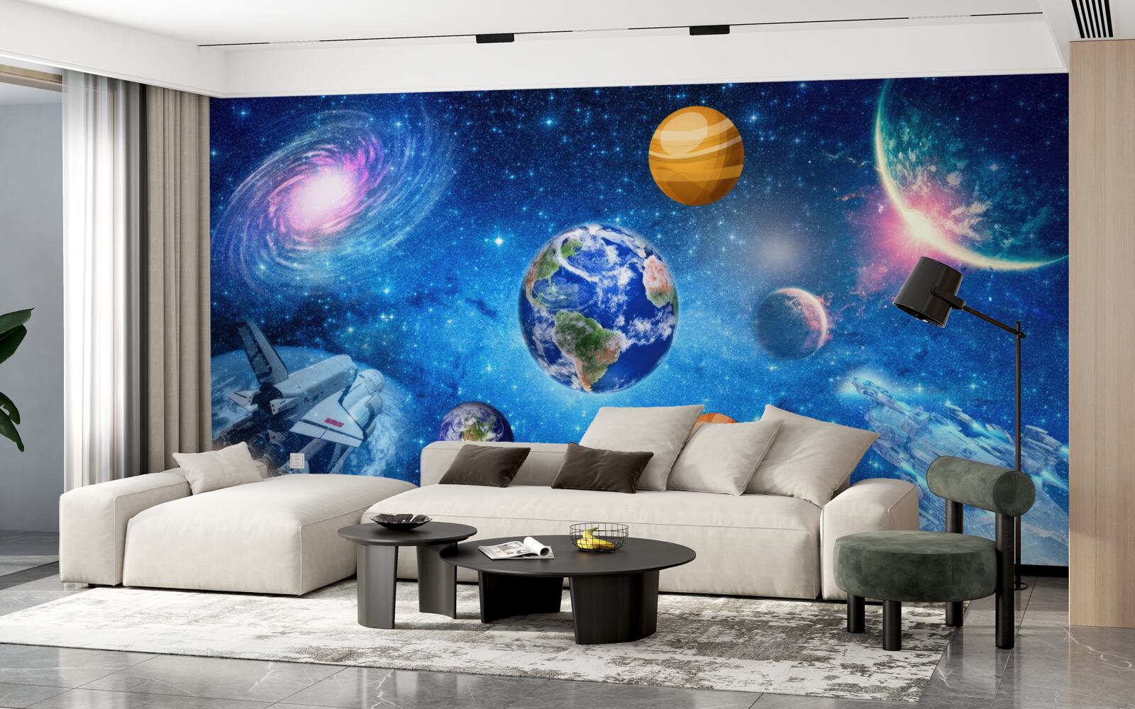 Fototapeta planét a ich priestoru