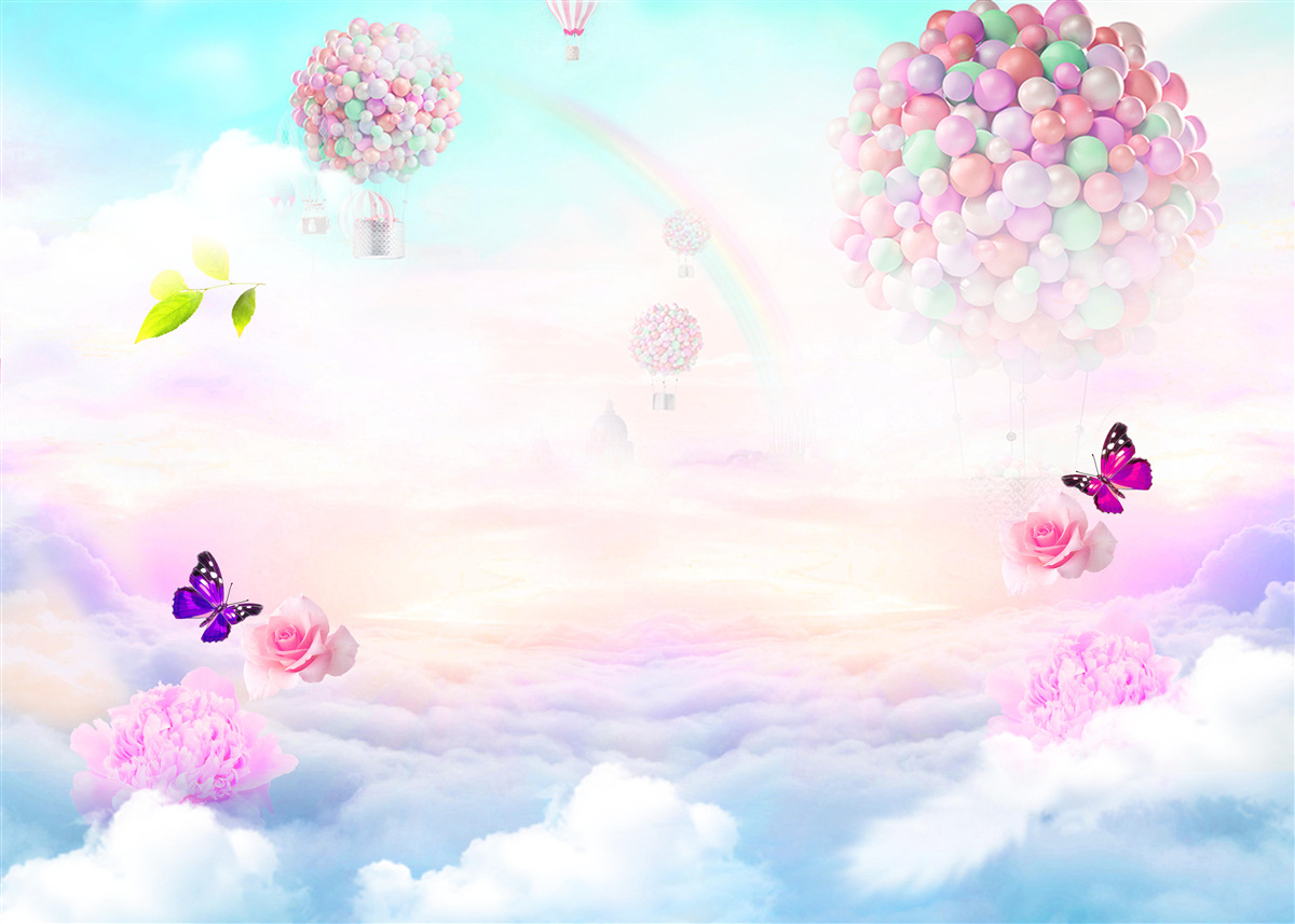 Fototapeta gule vzduchu a trepotanie motýľov