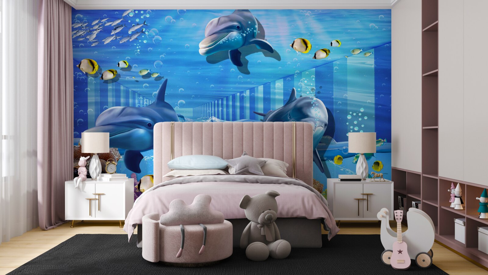 Fototapeta obyvatelia hlbokého mora v tuneli