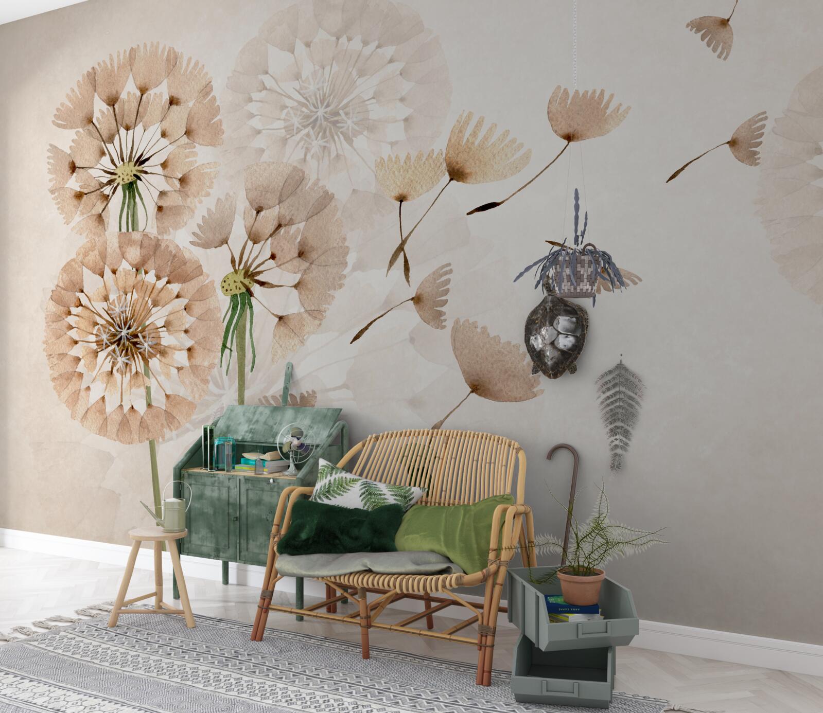 Fototapeta odparovanie púpavového chumáča