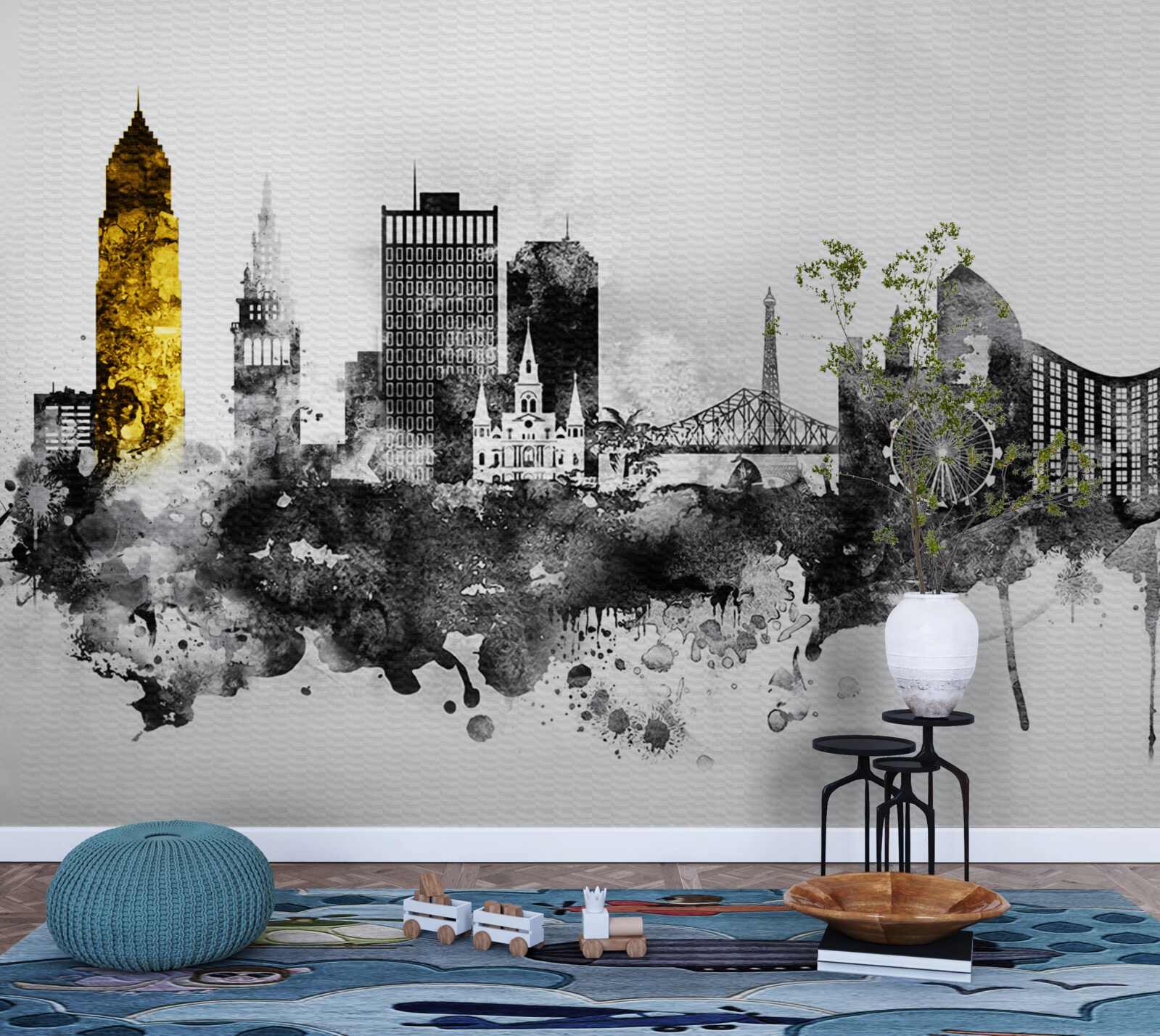 Fototapeta architektonickú abstrakciu mestského priestoru