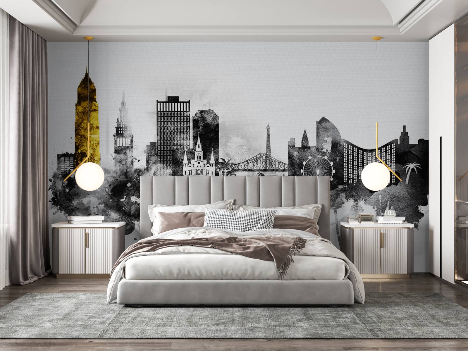 Fototapeta architektonickú abstrakciu mestského priestoru